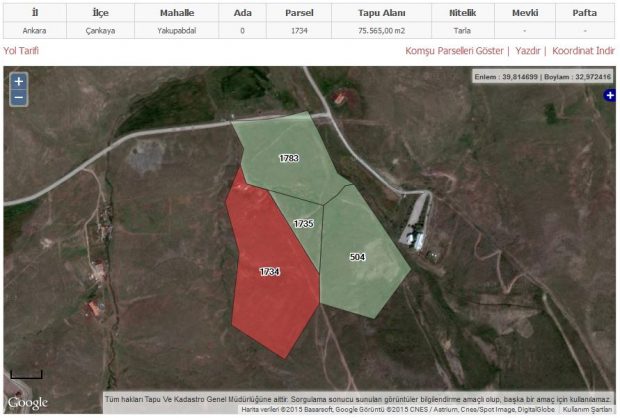 Yakupabdal 1734 Parsel