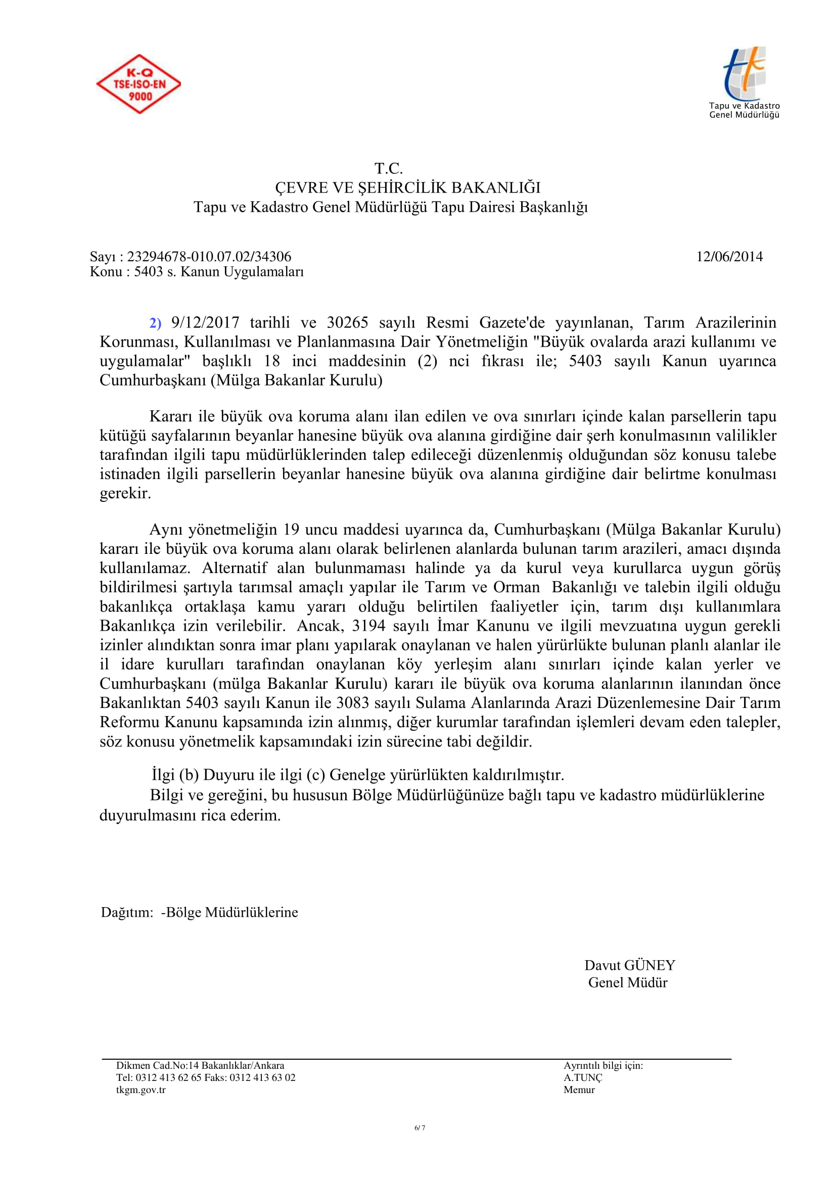 Toprak Koruma ve Arazi Kullanımı Kanunu